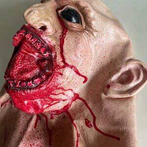 Severed Zombie Face Mask